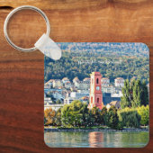 Neuchatel, Zwitserland landschap Sleutelhanger (Voorkant)