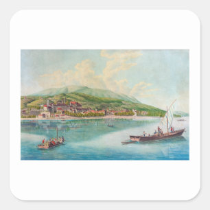 Neuchâtel, Zwitserland Vierkante Sticker