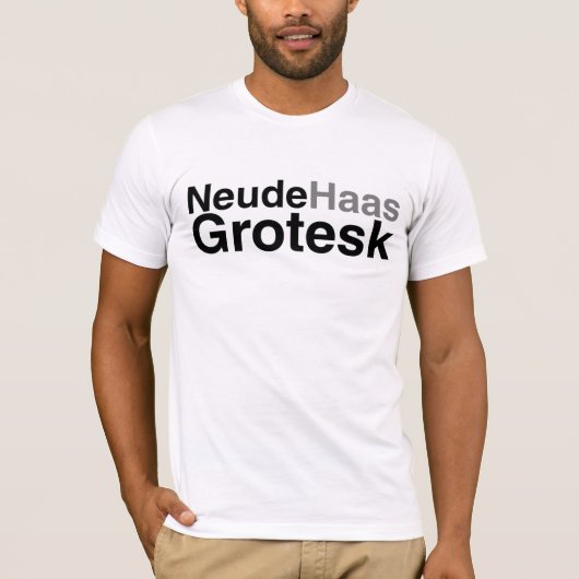 Neude Haas Grotesk T-Shirt (Voorkant)