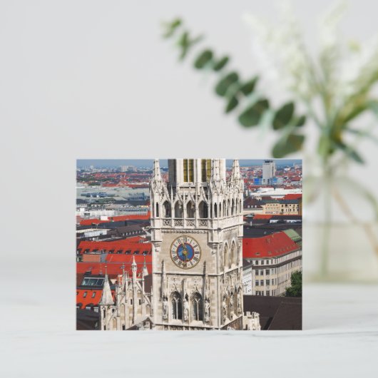 Neues Rathaus, Briefkaart München (Staand voorkant)