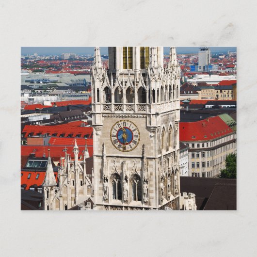 Neues Rathaus, Briefkaart München (Voorkant)