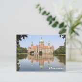 Neues Rathaus in Hannover Briefkaart (Staand voorkant)