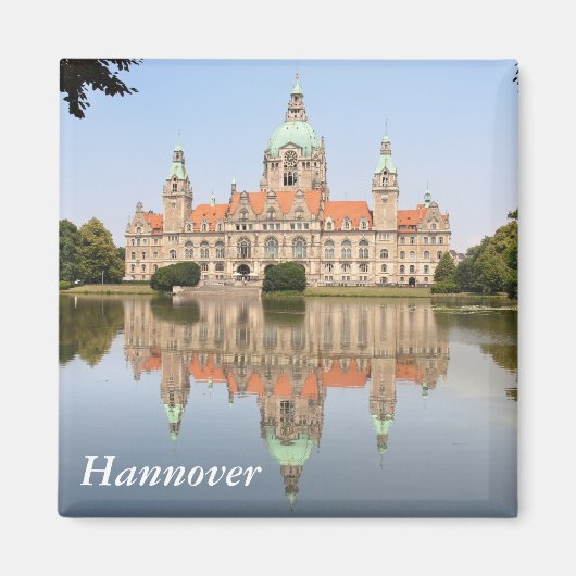 Neues Rathaus in Hannover Magneet (Voorkant)