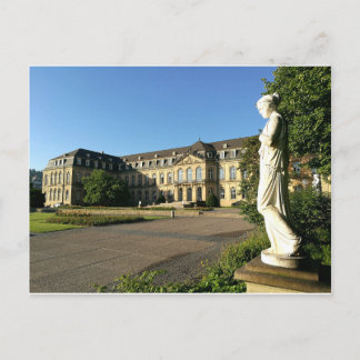 Neues Schloss Stuttgart - Seitenflügel mit Statuen Briefkaart