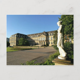 Neues Schloss Stuttgart - Seitenflügel mit Statuen Briefkaart