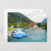 Neuhaus op het Thun-meer Briefkaart (Voorkant / Achterkant)