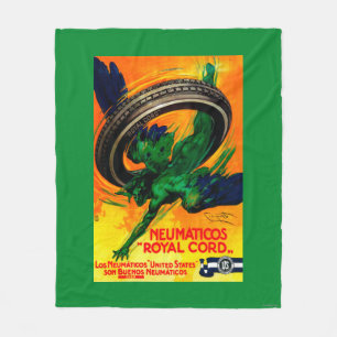 Neumaticos Royal Cord  Poster Europe Fleece Deken