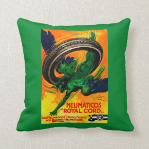 Neumaticos Royal Cord  Poster Europe Kussen