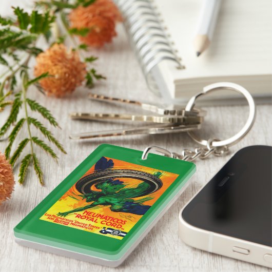 Neumaticos Royal Cord Poster Europe Sleutelhanger (Voorkant Rechts)