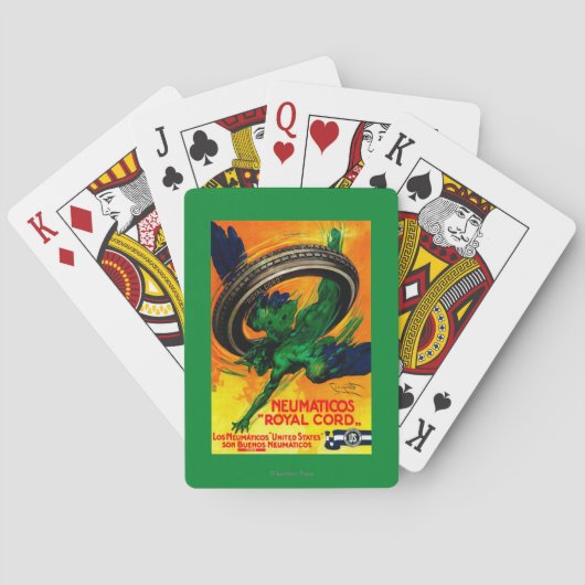 Neumaticos Royal Cord Poster Europe Speelkaarten (Achterkant)