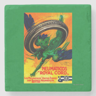 Neumaticos Royal Cord Poster Europe Stenen Onderzetter