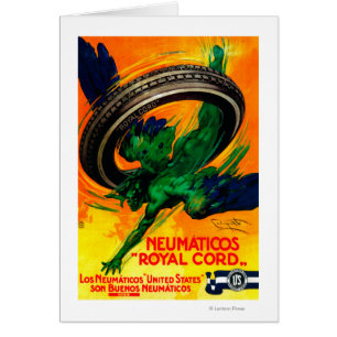 Neumaticos Royal Cord Vintage PosterEurope