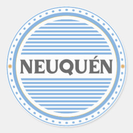 Neuquen City Pride Embleem – Argentijnse identitei Ronde Sticker