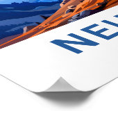 Neuquen Patagonia Reizen Poster (Hoek)