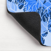 Neuraal netwerk blauwe neuronen muismat (Hoek)