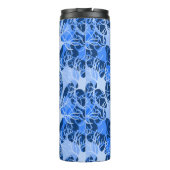 Neuraal netwerk blauwe neuronen thermische tumbler thermosbeker (Achterkant)