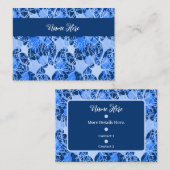 Neuraal Netwerk Blauwe Neuronen Visitekaartje (Voorkant / Achterkant)