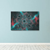 Neuraal Netwerk Canvas Afdruk (Insitu (Houten vloer))