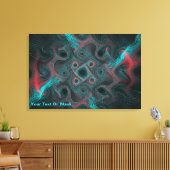 Neuraal Netwerk Canvas Afdruk (Insitu (Woonkamer))