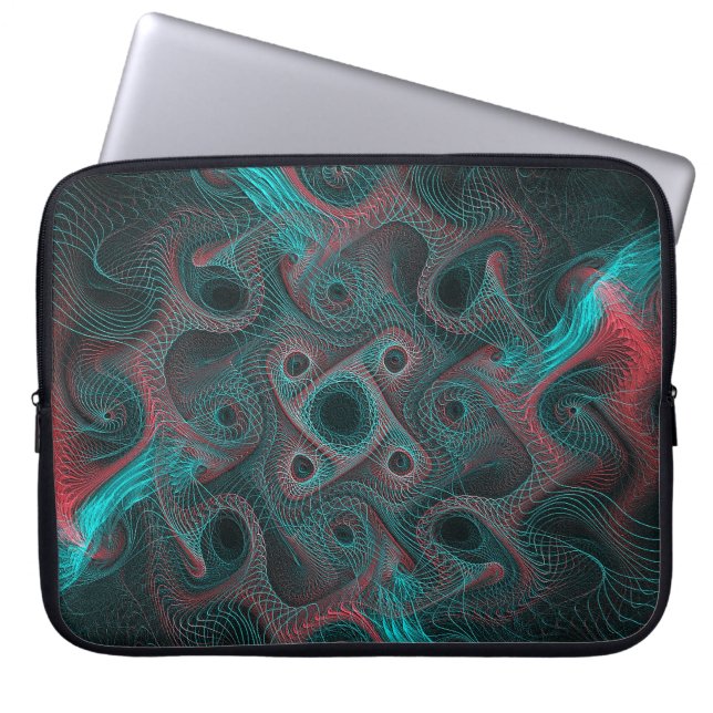 Neuraal Netwerk Laptop Sleeve (Voorkant)