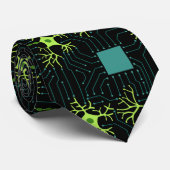 Neuraal netwerk - zwart stropdas (Opgerold)