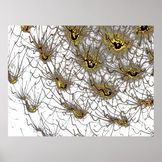 Neural Energy Art Poster Hochwertiges (Voorkant)