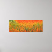"Neural Firestorm" Abstract geel Sinaasappel Canvas Afdruk (Voorkant)