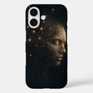 Neural Galaxy - Cosmic Mind Telefoonhoesje iPhone 16 Hoesje