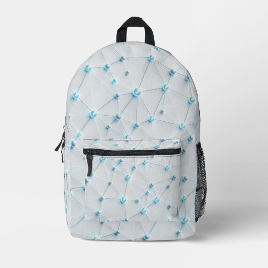 Neural Lattice Light Backpack Bedrukte Rugzak (Voorkant)