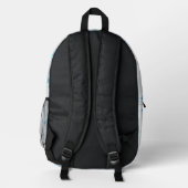 Neural Lattice Light Backpack Bedrukte Rugzak (Achterkant)