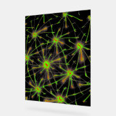 Neural Network Burst – Premium Acrylic Sign Acryl Bord (Hoek)