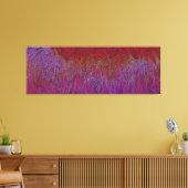 "Neurale Firestorm" Abstract" Rood Paarse Canvas Afdruk (Insitu (Woonkamer))