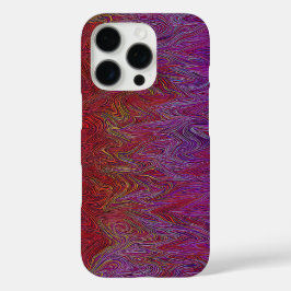 "Neurale Firestorm" Abstract" Rood Paarse iPhone 16 Pro Hoesje
