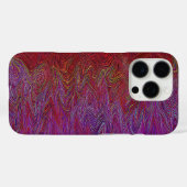 "Neurale Firestorm" Abstract" Rood Paarse Case-Mate iPhone Case (Achterkant (horizontaal))
