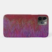 "Neurale Firestorm" Abstract" Rood Paarse Case-Mate iPhone Case (Achterkant (horizontaal))
