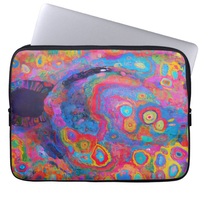 Neurale Firestorm Laptop Sleeve (Voorkant)