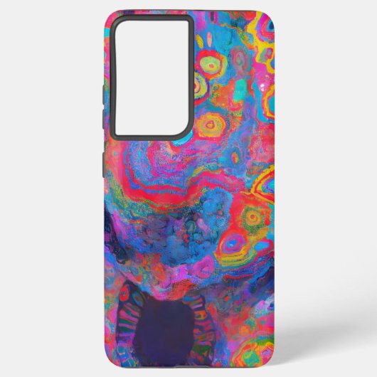 Neurale Firestorm Samsung Galaxy Hoesje (Achterkant)