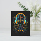 Neurale Frequentie Briefkaart (Staand voorkant)