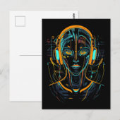 Neurale Frequentie Briefkaart (Voorkant / Achterkant)
