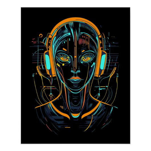 Neurale Frequentie Perfect Poster (Voorkant)
