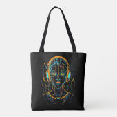Neurale Frequentie Tote Bag (Achterkant)