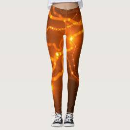 Neurale gloed: elektrische paden van lichte Leggin Leggings
