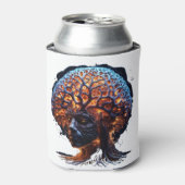 Neurale harmonie: een visie van helderheid en groe blikjeskoeler (Blikje Voorkant)