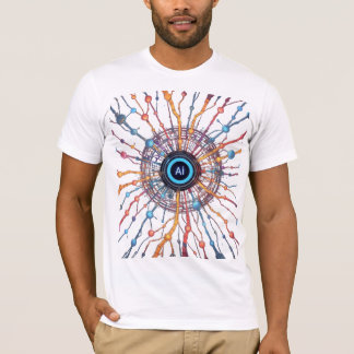 neurale netwerkkunst t-shirt
