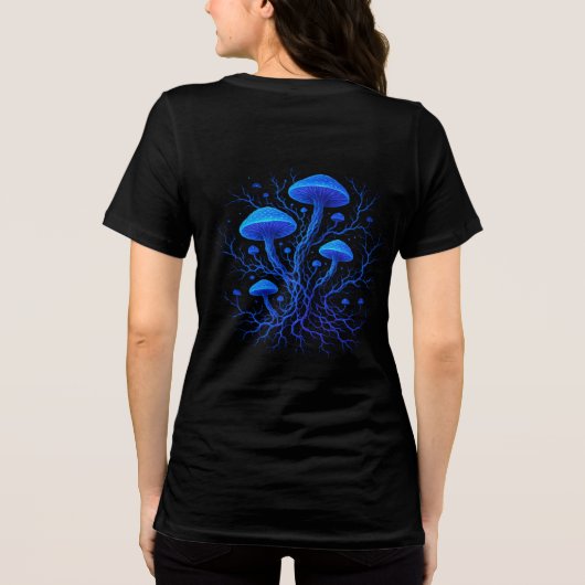 Neurale schimmels gloeien T-shirt (Achterkant)