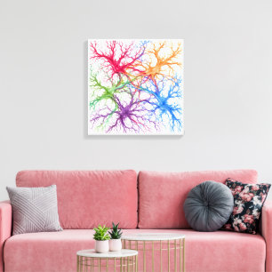Neurale Tuin Canvas Afdruk