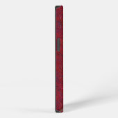 "Neurale Vuurstorm" Abstract” Rood Paars iPhone Hoesje (Rechterkant)