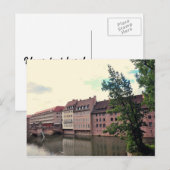 Neurenberg-architectuur Briefkaart (Voorkant / Achterkant)