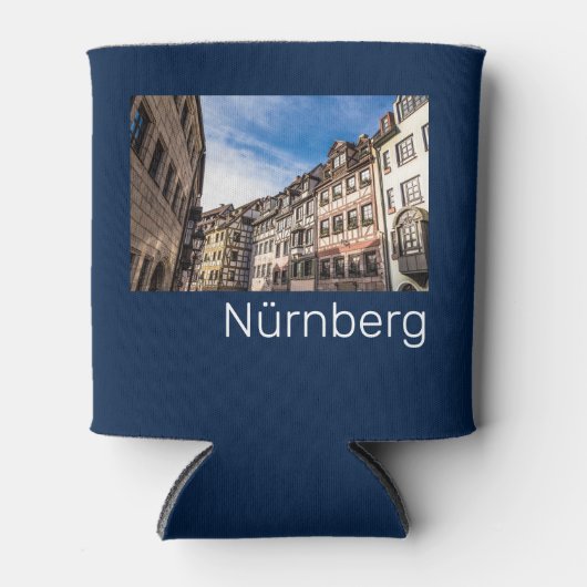 Neurenberg Cityscape Beieren Germany Souvenir Blikjeskoeler (Voorkant)