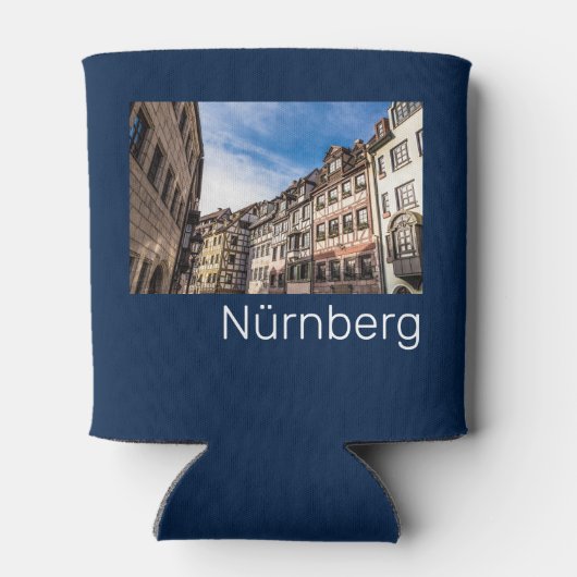 Neurenberg Cityscape Beieren Germany Souvenir Blikjeskoeler (Achterkant)